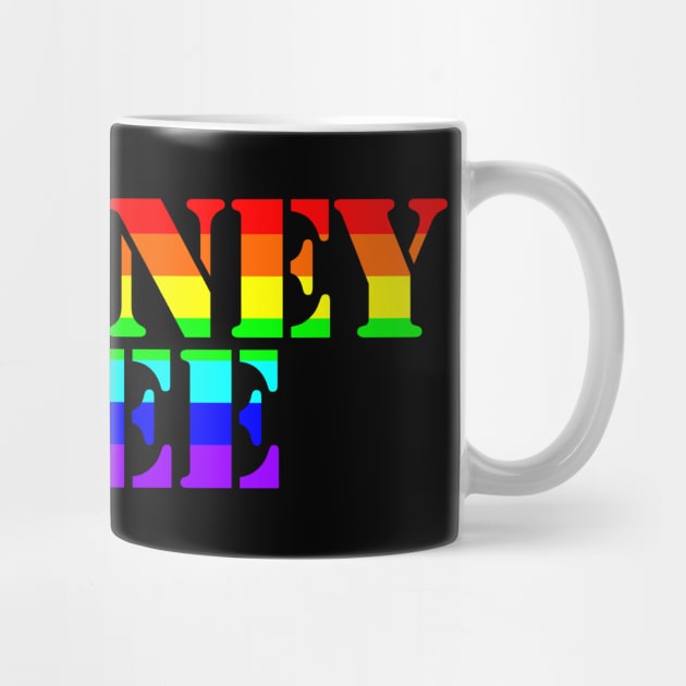 Free Britney Free Typography Bright Rainbow Text by ellenhenryart